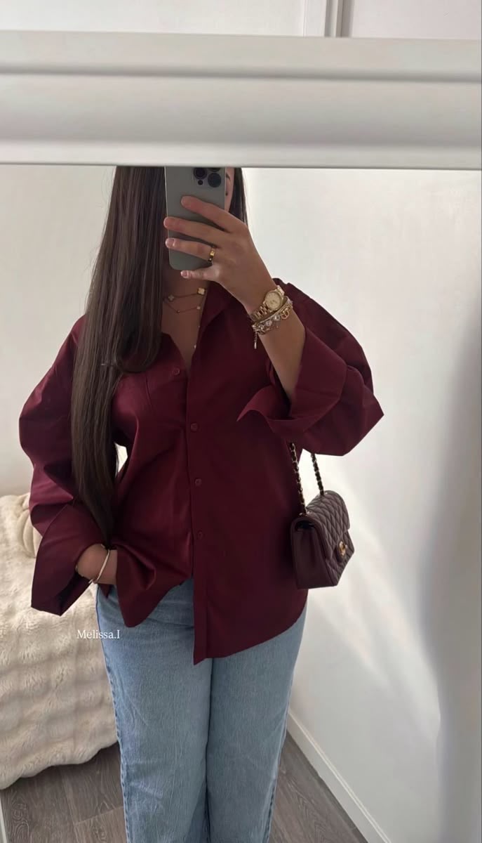 The Burgundy Shirt