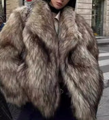 Luxe Fur Jacket (Tan)