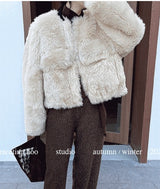 Luxe Fur Jacket (Cream)