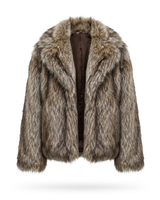 Luxe Fur Jacket (Tan)