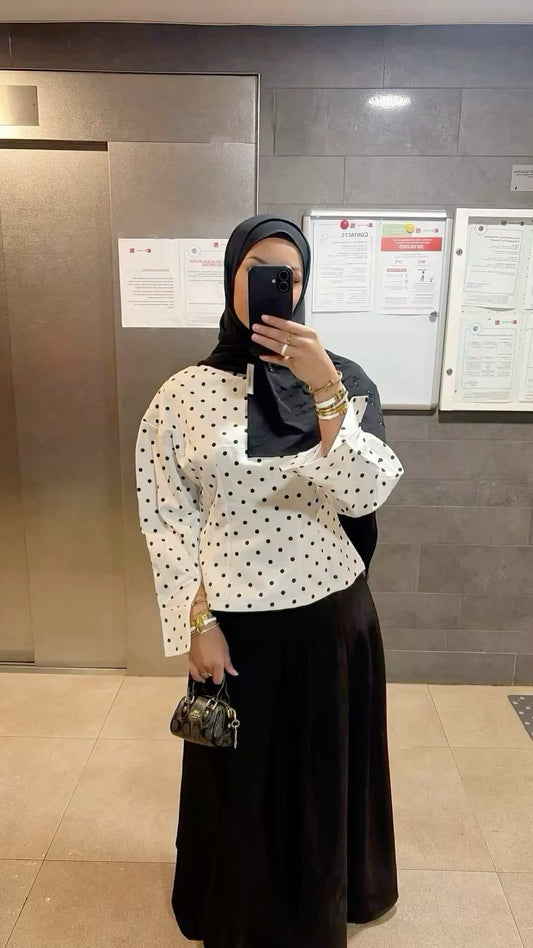The Polka Blouse