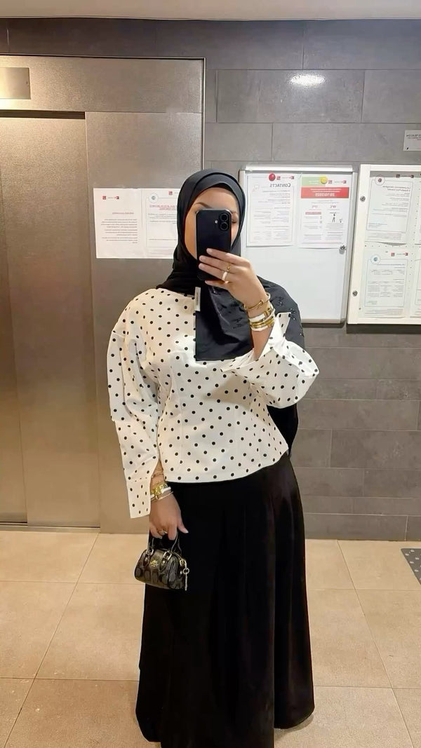 The Polka Blouse