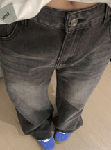 Black Wide-Leg Jeans