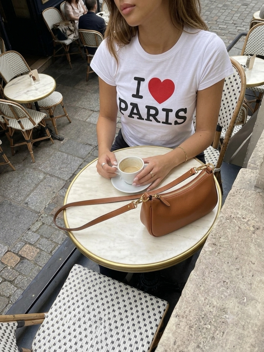 The Paris White Tee